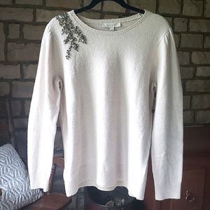 NWT Loft Puffed Shoulder Sweater